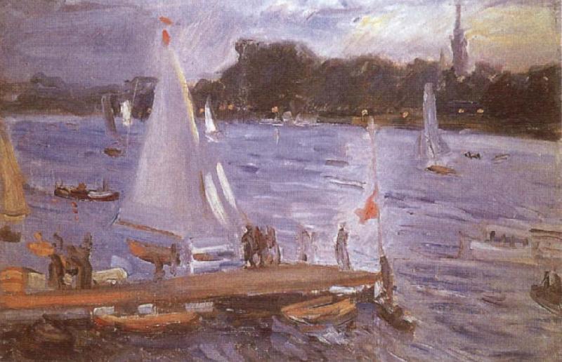 Max Slevogt The Alster at Hamburg